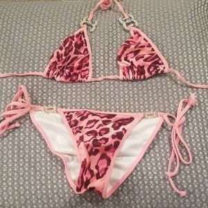 Shore Princess Leopard Bling Bikini